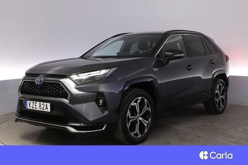 Grå Begagnad 2022 Toyota RAV4 Hybrid Premium SUV | 459 900 kr (Lite dyr) - Bild 1/4