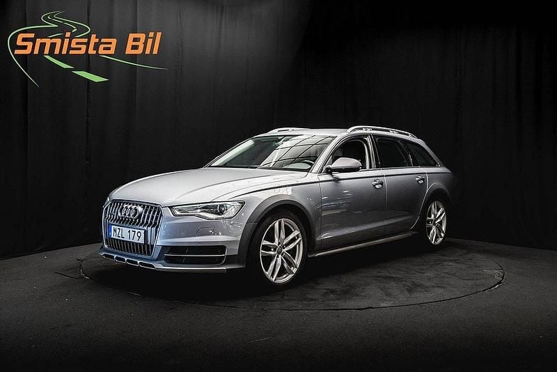 Grå Begagnad 2016 Audi A6 Allroad Kombi | 214 900 kr (Marknadspris) - Bild 1/4