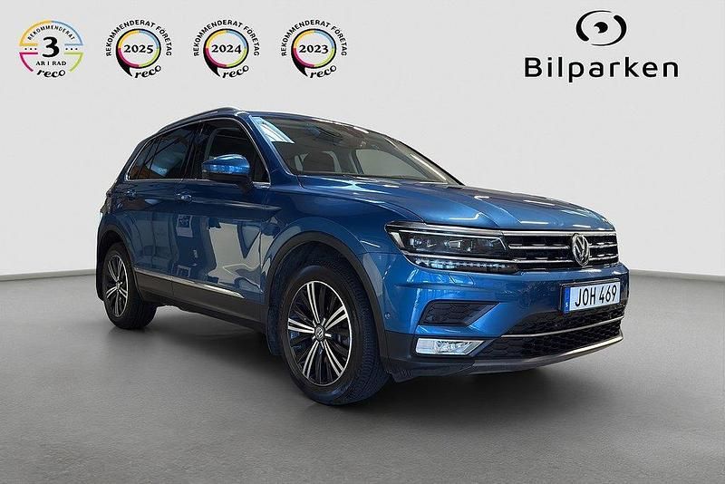 Ljusblå (blå) Begagnad 2017 VW Tiguan SUV | 189 990 kr (Marknadspris) - Bild 1/4
