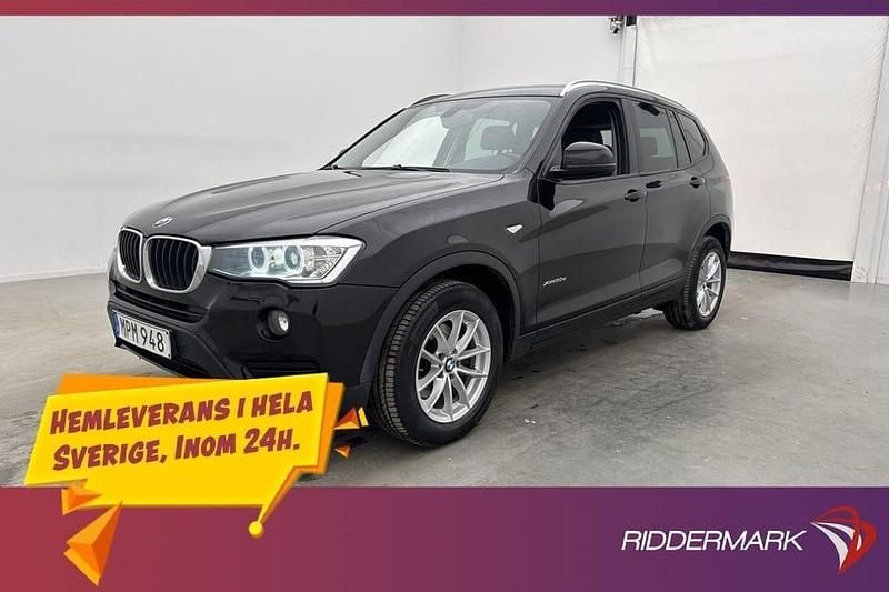Begagnad BMW X3 190 HK (139 kW) 2014 Svart SUV
