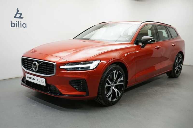 Röd Begagnad 2020 Volvo V60 R-Design Kombi | 349 900 kr (Bra pris) - Bild 1/3