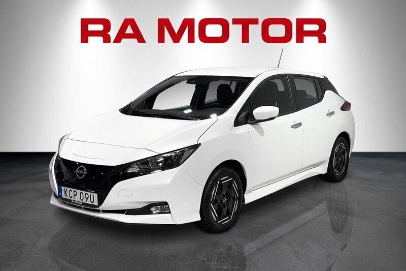 Vit Begagnad 2022 Nissan Leaf Acenta Halvkombi | 169 900 kr (Bra pris) - Bild 1/4