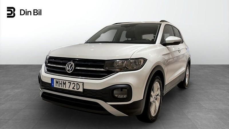 Vit Begagnad 2019 VW T-Cross SUV | 149 900 kr (Marknadspris) - Bild 1/4