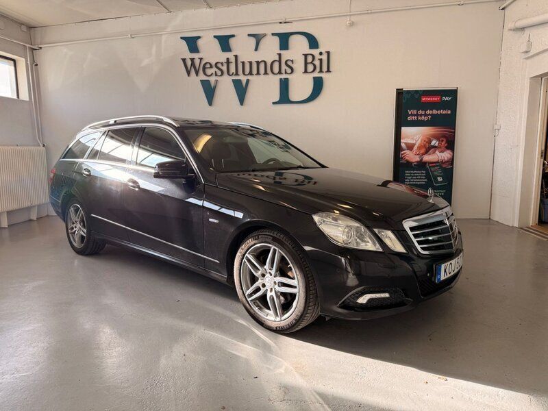 Svart Begagnad 2009 Mercedes E350 Avantgarde Kombi | 139 900 kr (Marknadspris) - Bild 1/4
