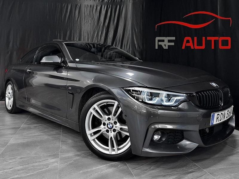 Grå Begagnad 2019 BMW 430 M Sport Sportkupé | 274 900 kr (Bra pris) - Bild 1/4