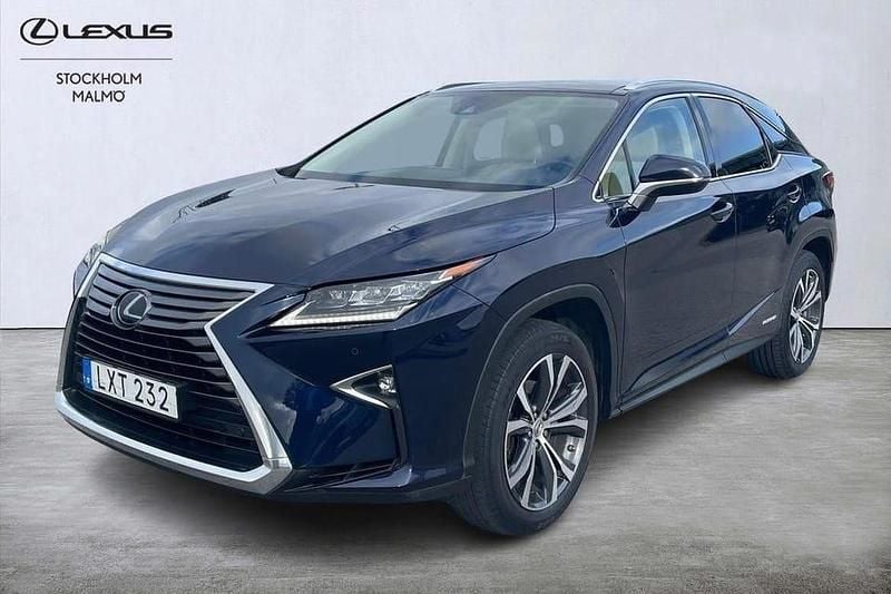 Mörkblå Begagnad 2016 Lexus RX450h Executive Line SUV | 324 000 kr (Marknadspris) - Bild 1/4