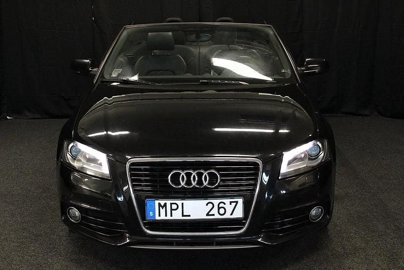 Begagnad Audi A3 Cabriolet Comfort 140 HK (102 kW) 2010 Svart Cab