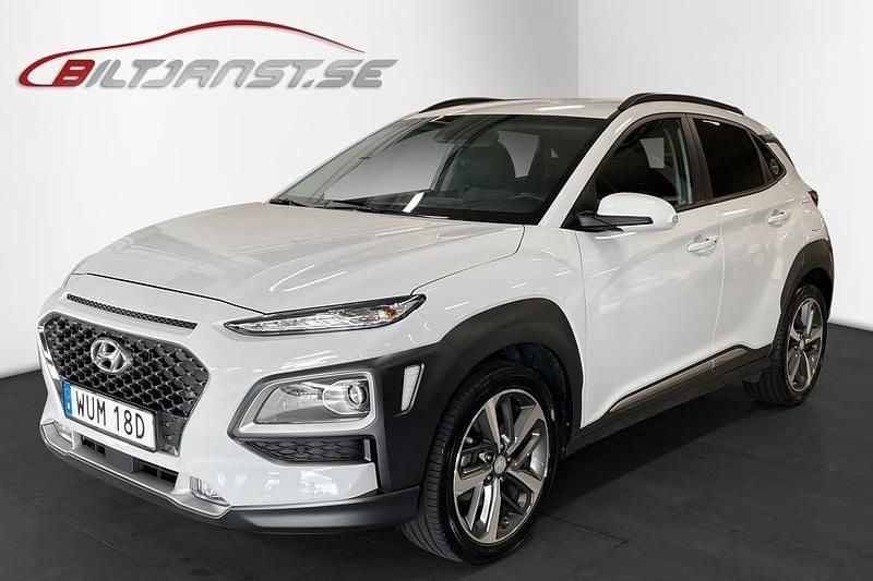 Okänd (chalk white metallic) Begagnad 2019 Hyundai Kona Premium SUV | 189 900 kr (Marknadspris) - Bild 1/4