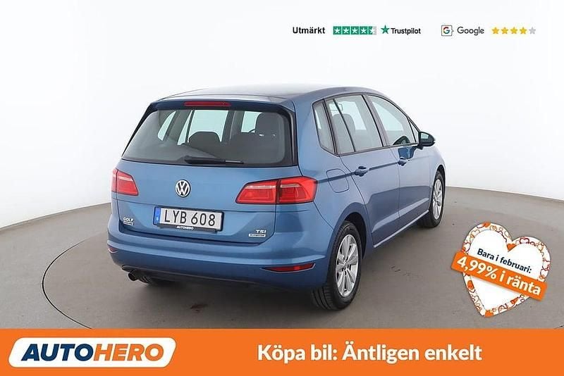 Begagnad VW Golf VII 112 HK (82 kW) 2015 Blå Halvkombi