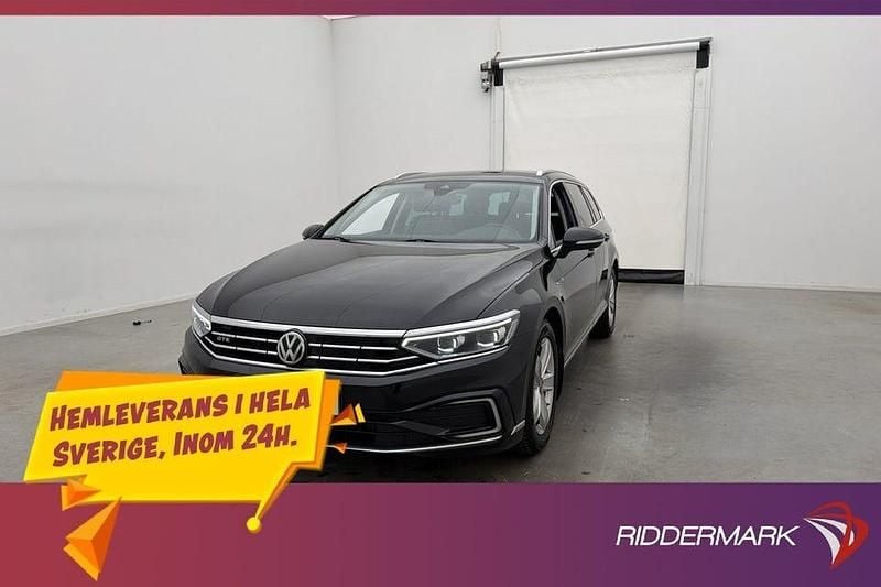 Svart Begagnad 2019 VW Passat GTE Kombi | 209 700 kr (Marknadspris) - Bild 1/3