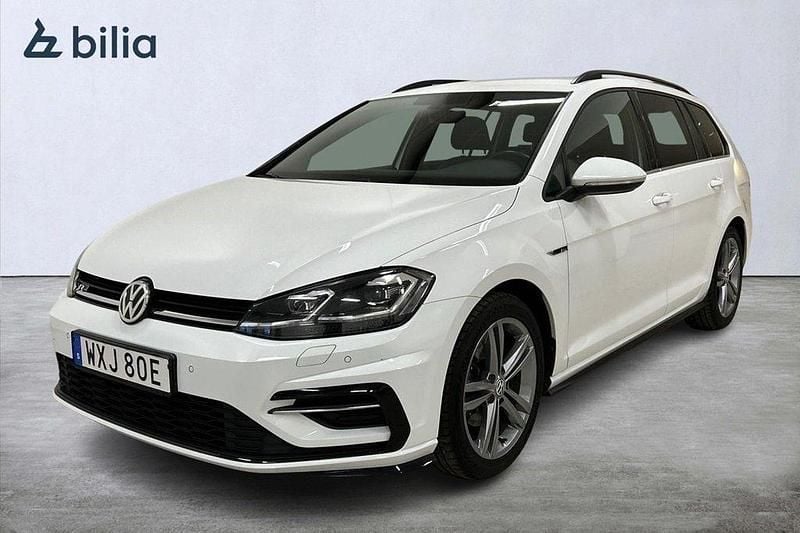 Vit (pure white) Begagnad 2020 VW Golf VII GT Kombi | 229 800 kr (Marknadspris) - Bild 1/4