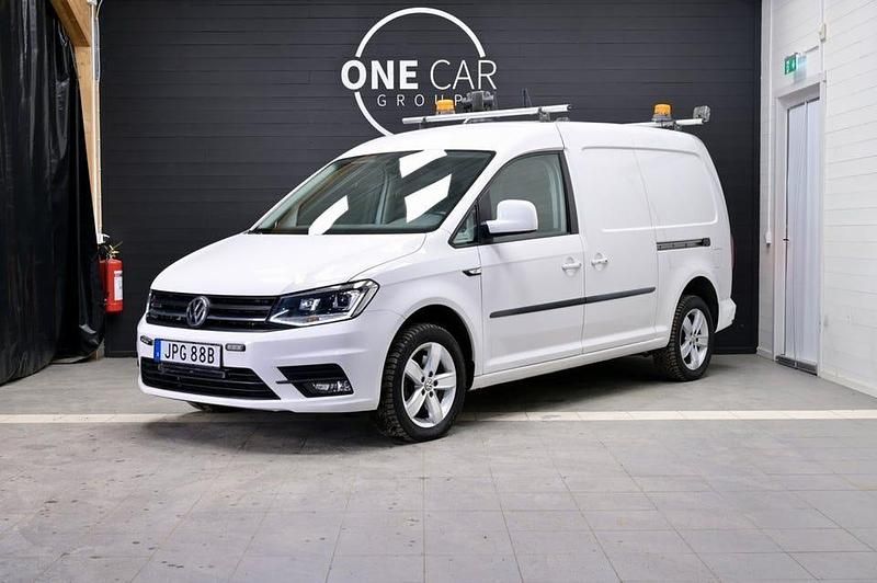 Vit Begagnad 2020 VW Caddy Maxi SE Minibuss | 379 900 kr (Dyr) - Bild 1/4