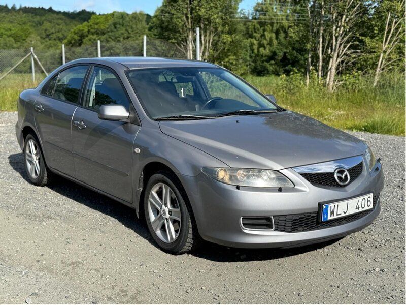 Grå Begagnad 2007 Mazda 6 Inclusive Halvkombi | 19 000 kr (Bra pris) - Bild 1/4