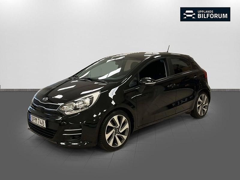 Svart Begagnad 2016 Kia Rio Halvkombi | 69 000 kr (Marknadspris) - Bild 1/4