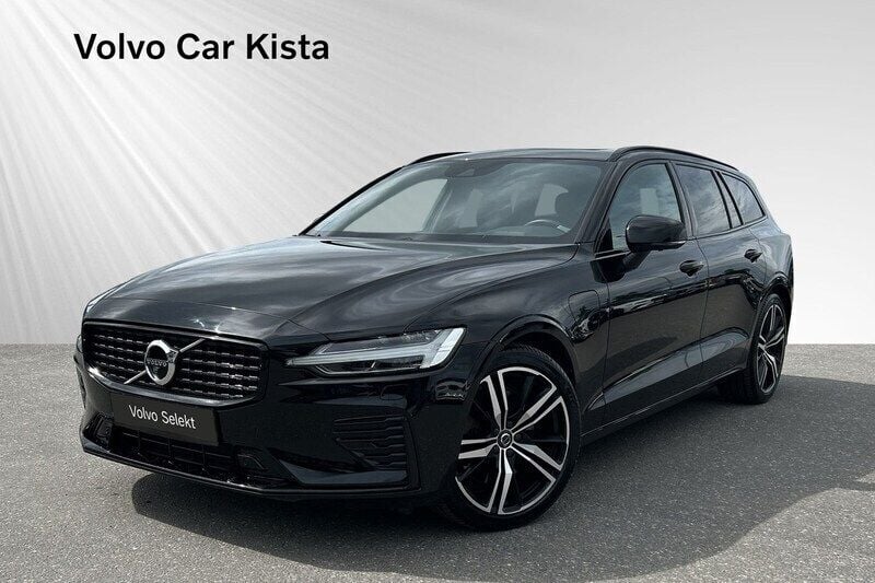 Svart Begagnad 2022 Volvo V60 R-Design Kombi | 424 900 kr (Bra pris) - Bild 1/3