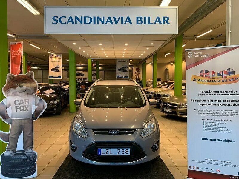 Grå Begagnad 2011 Ford Grand C-Max Minibuss | 99 900 kr - Bild 1/4