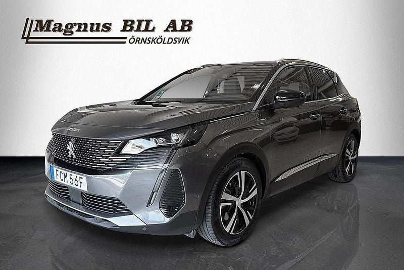 Grå Begagnad 2021 Peugeot 3008 GT SUV | 289 900 kr (Lite dyr) - Bild 1/4