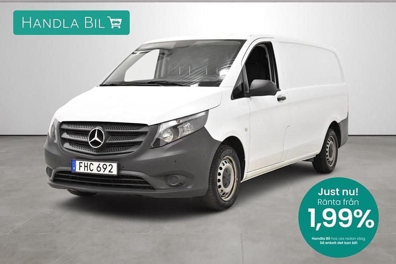 Vit Begagnad 2021 Mercedes Vito Minibuss | 184 900 kr (Superpris) - Bild 1/3