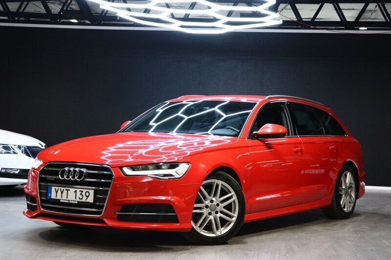Röd Begagnad 2018 Audi A6 S-Line Kombi | 199 900 kr (Bra pris) - Bild 1/4