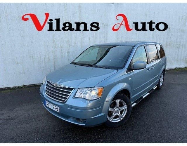 Ljusblå (blå) Begagnad 2008 Chrysler Grand Voyager Minibuss | 34 900 kr (Marknadspris) - Bild 1/4
