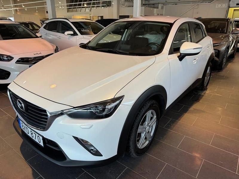 Vit Begagnad 2016 Mazda CX-3 Vision SUV | 149 900 kr (Marknadspris) - Bild 1/4