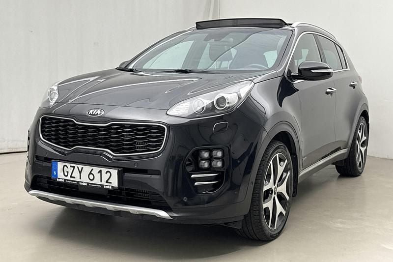 Svart Begagnad 2017 Kia Sportage GT-Line SUV | 189 800 kr (Bra pris) - Bild 1/4