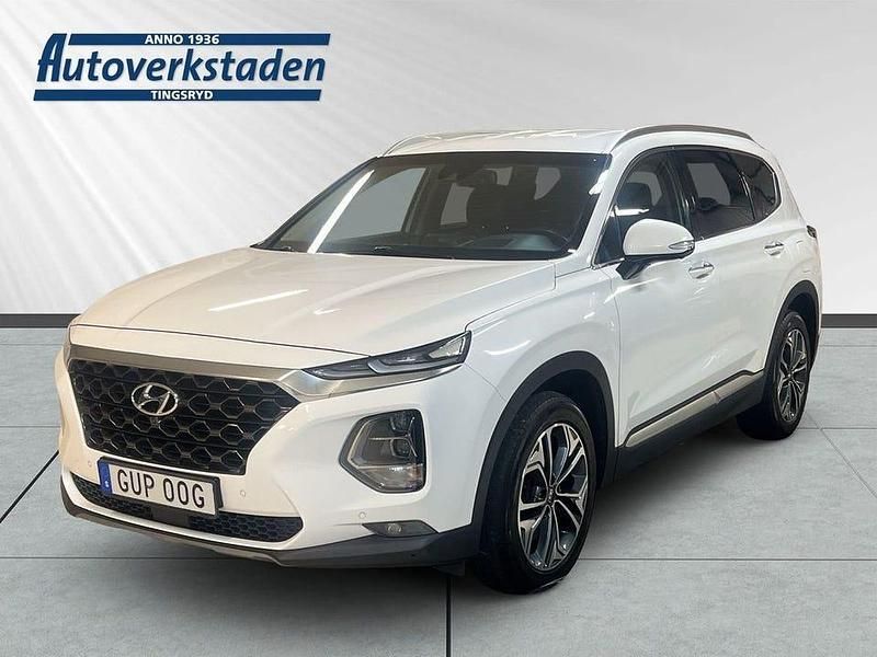 Vit Begagnad 2019 Hyundai Santa Fe Premium SUV | 269 000 kr (Lite dyr) - Bild 1/4