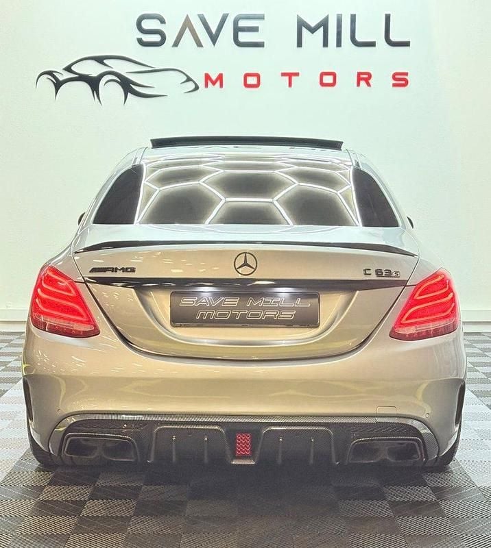 Begagnad Mercedes C63 AMG AMG 476 HK (350 kW) 2016 Grå