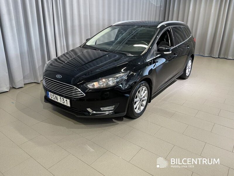 Svart Begagnad 2016 Ford Focus Kombi | 114 800 kr (Bra pris) - Bild 1/4