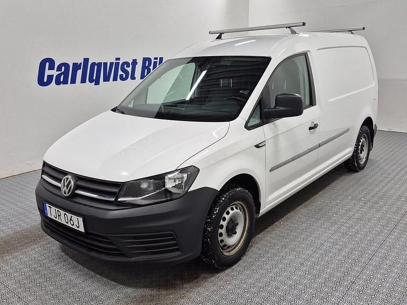 Vit Begagnad 2019 VW Caddy Maxi Minibuss | 185 000 kr (Marknadspris) - Bild 1/4