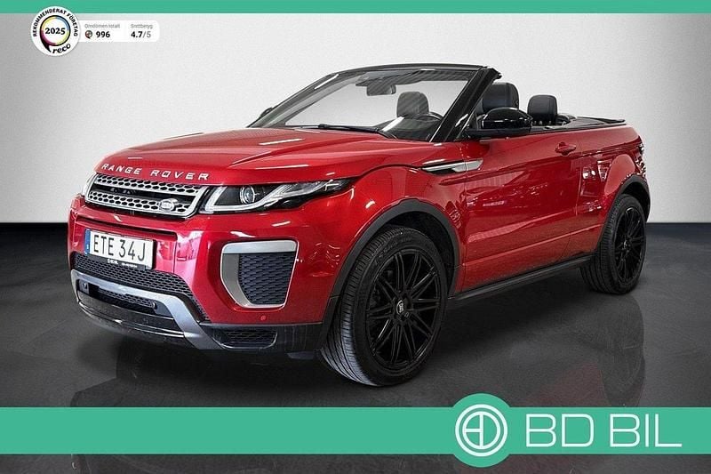 Röd Begagnad 2017 Land Rover Range Rover evoque Dynamic SUV | 339 900 kr - Bild 1/3