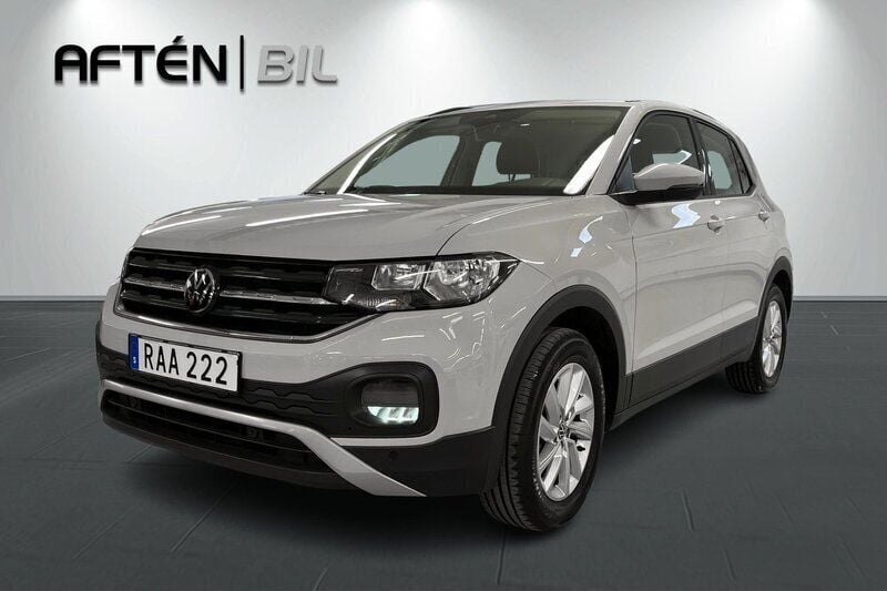 Grå Begagnad 2023 VW T-Cross Comfortline SUV | 219 900 kr (Marknadspris) - Bild 1/4