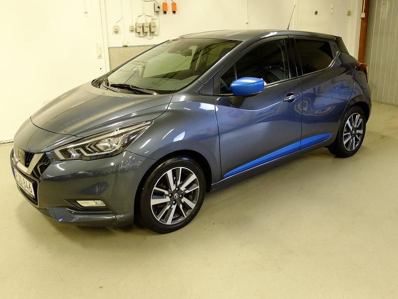 Mörkgrå Begagnad 2017 Nissan Micra S Halvkombi | 117 000 kr (Bra pris) - Bild 1/4