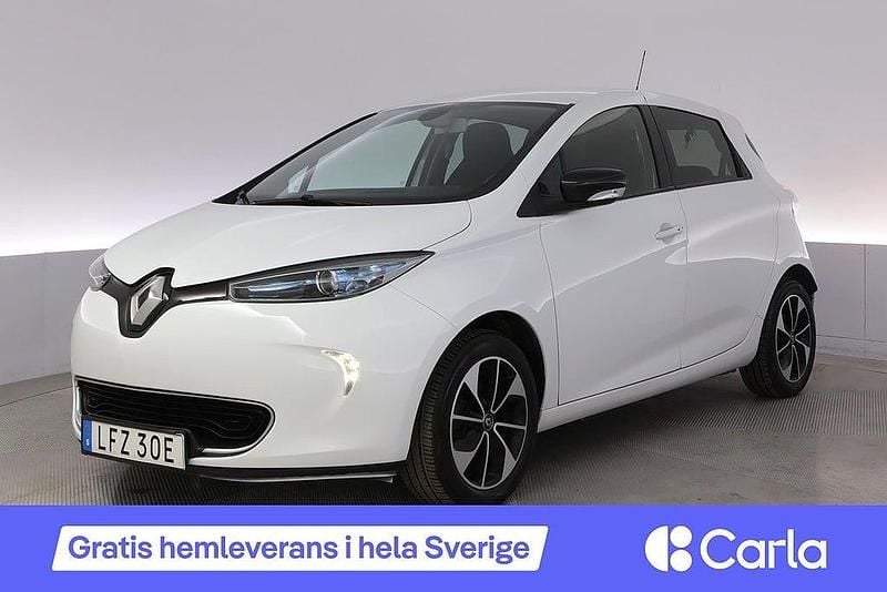 Begagnad Renault Zoe Intens 80 kW (109 HK) 2019 Vit Halvkombi