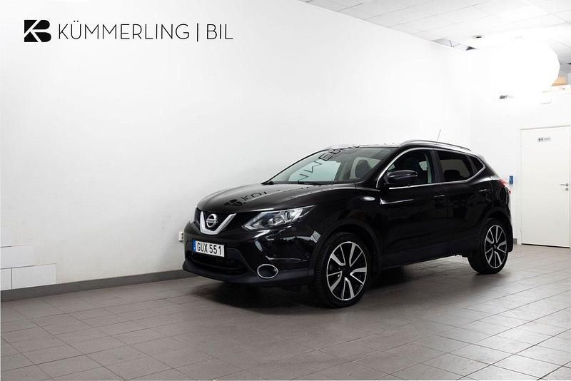 Svart Begagnad 2017 Nissan Qashqai 360º SUV | 134 900 kr (Marknadspris) - Bild 1/4