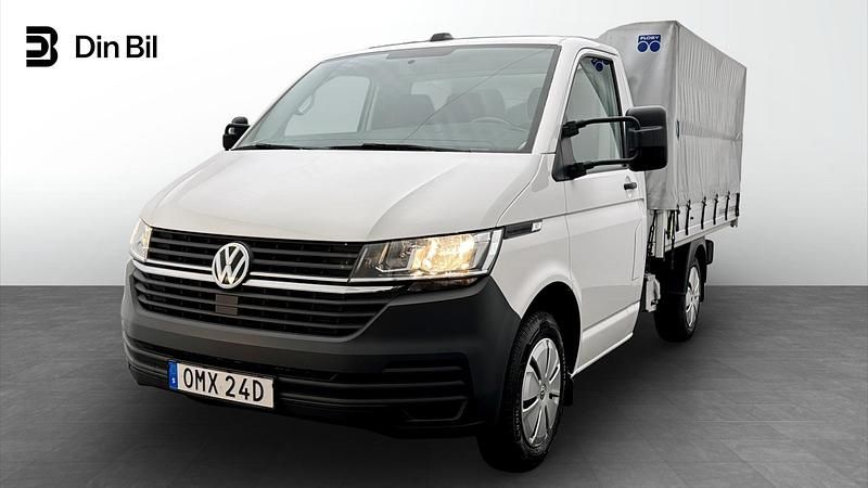 Vit Begagnad 2021 VW Transporter Van | 294 500 kr - Bild 1/4