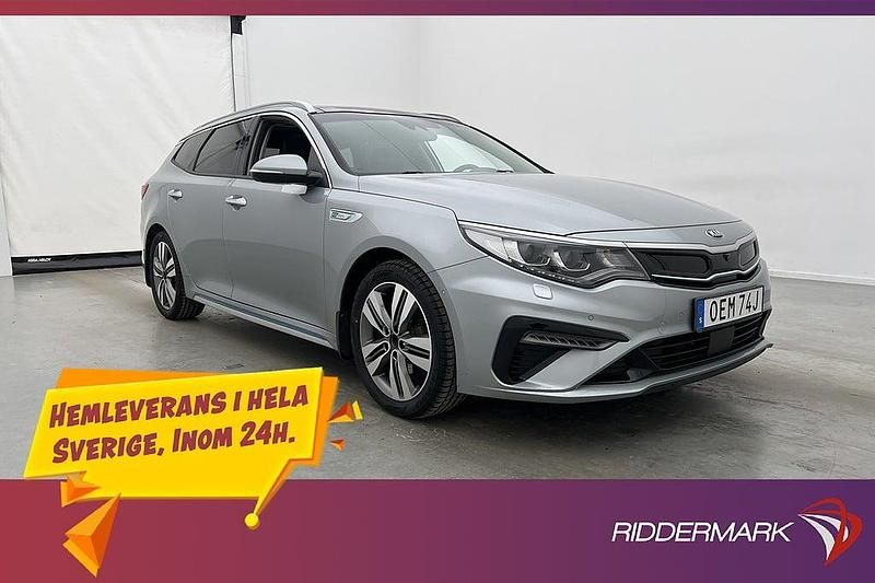 Begagnad Kia Optima Hybrid Sport 2019 Grå Sedan