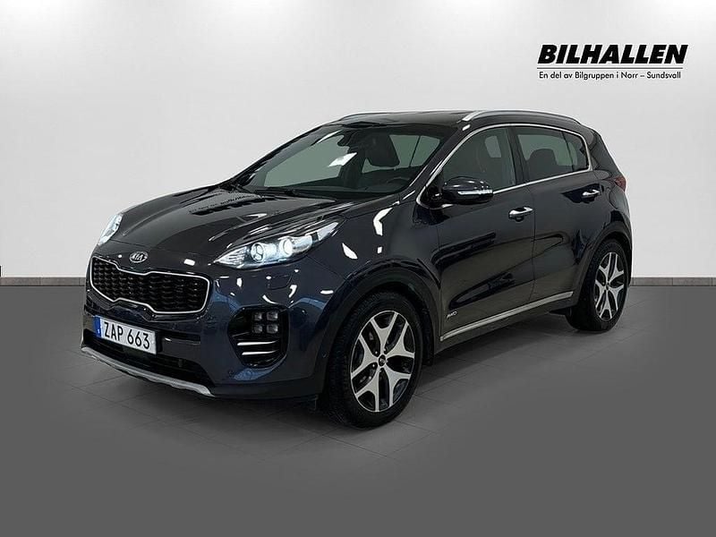 Grå Begagnad 2017 Kia Sportage GT-Line SUV | 189 900 kr (Marknadspris) - Bild 1/4