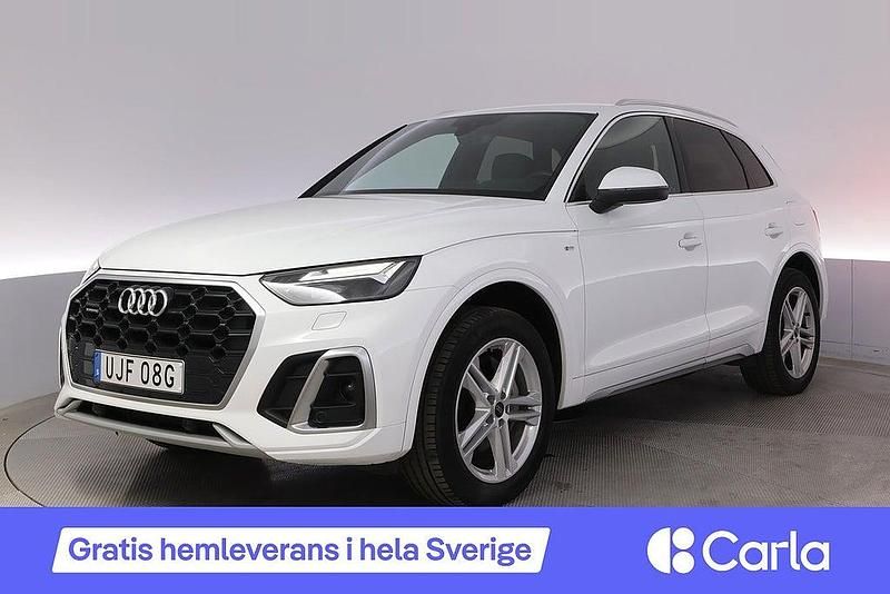 Vit Begagnad 2022 Audi Q5 S-Line SUV | 450 990 kr (Lite dyr) - Bild 1/4
