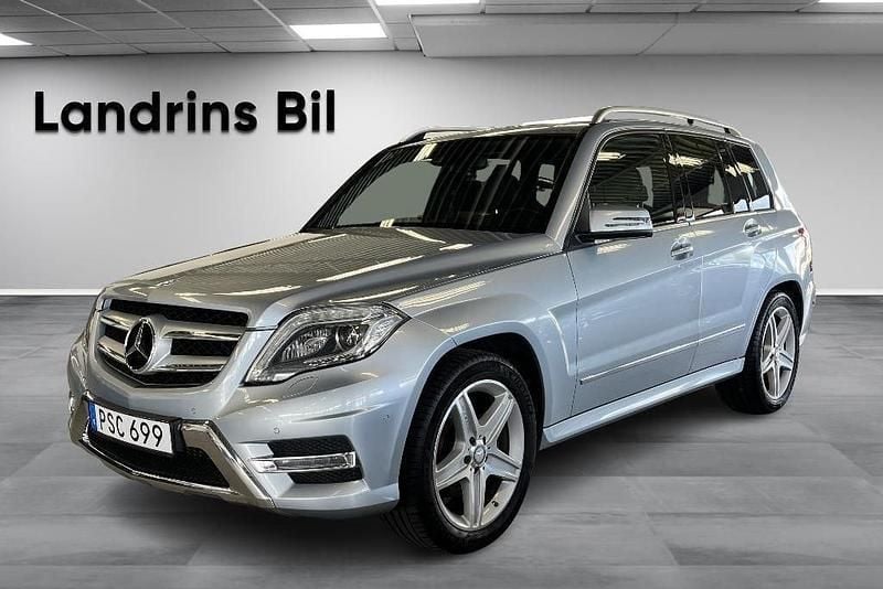 Silver Begagnad 2014 Mercedes GLK220 AMG line SUV | 199 900 kr (Marknadspris) - Bild 1/4