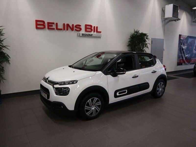 Vit Begagnad 2022 Citroën C3 Halvkombi | 179 500 kr (Marknadspris) - Bild 1/4