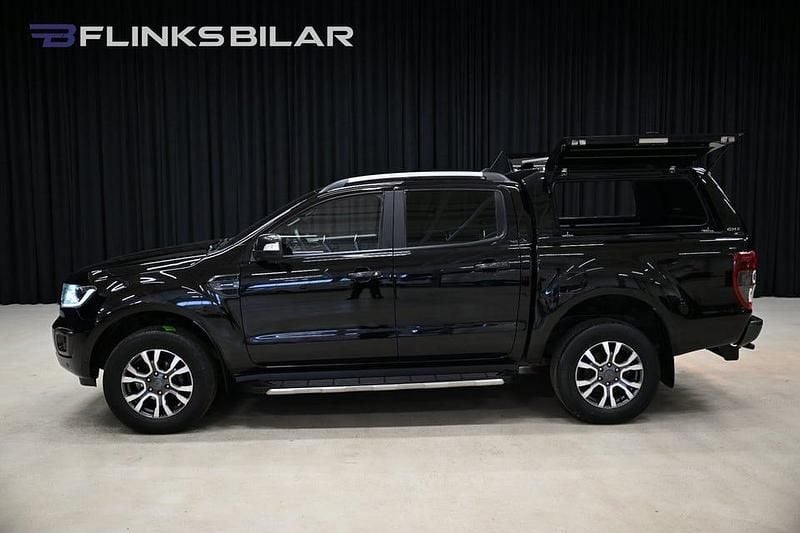 Begagnad Ford Ranger Wildtrack 214 HK (157 kW) 2022 Svart metallic Pickup