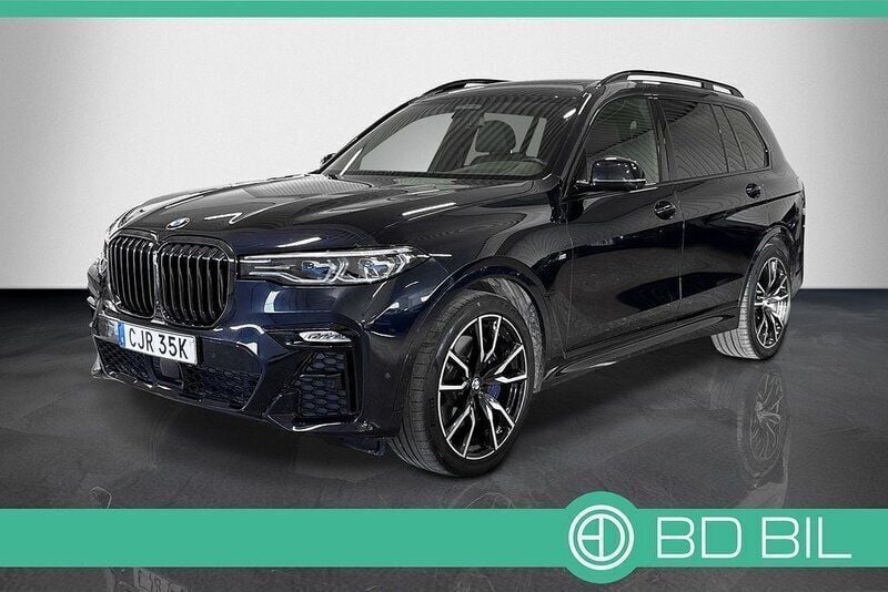 Svart Begagnad 2022 BMW X7 M Sport SUV | 899 900 kr (Bra pris) - Bild 1/3