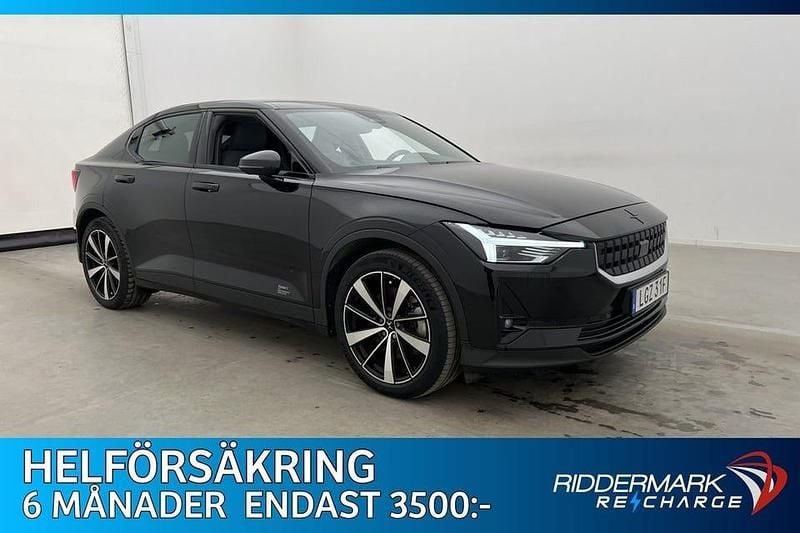 Svart Begagnad 2021 Polestar 2 Long Range Dual motor Halvkombi | 319 800 kr (Marknadspris) - Bild 1/3