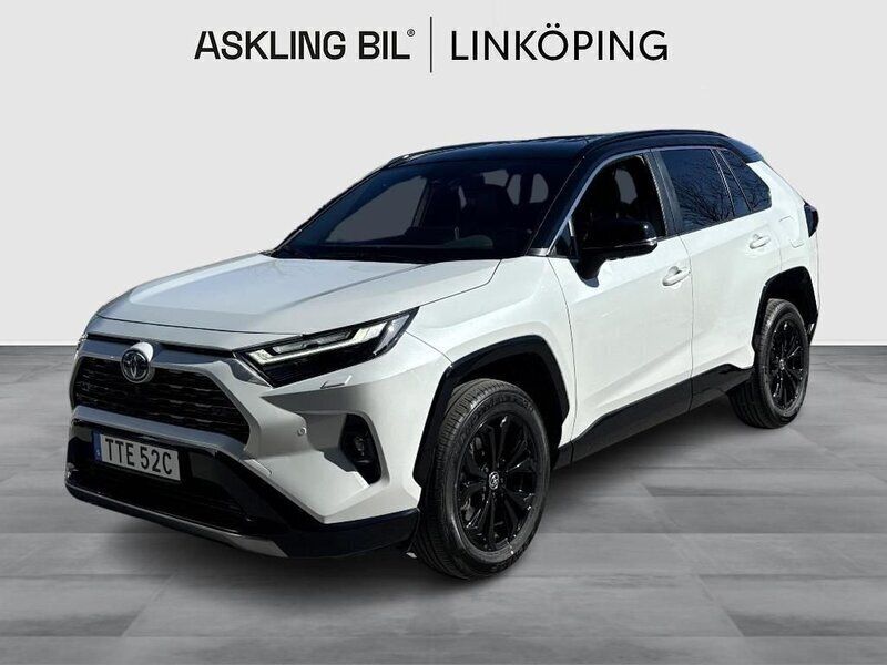 Vit Begagnad 2023 Toyota RAV4 Hybrid Style SUV | 464 000 kr (Marknadspris) - Bild 1/4