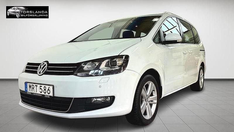 Begagnad VW Sharan 141 HK (103 kW) 2015 Vit Minibuss