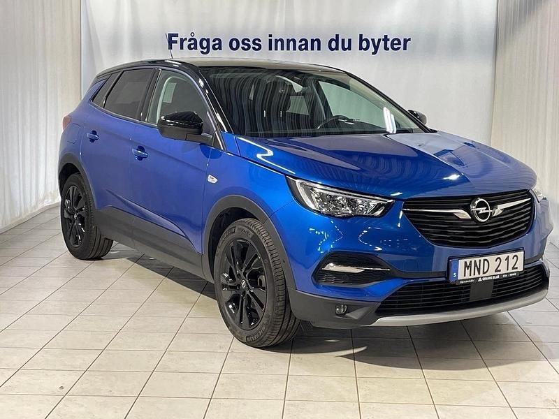 Blå Begagnad 2021 Opel Grandland X SUV | 164 900 kr (Superpris) - Bild 1/4