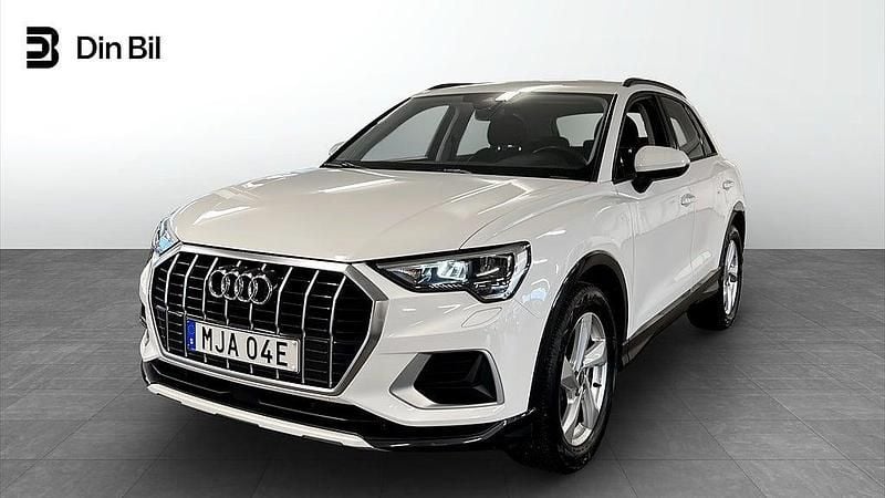 Vit (ibisvit) Begagnad 2022 Audi Q3 Advanced Plus SUV | 319 900 kr (Marknadspris) - Bild 1/4