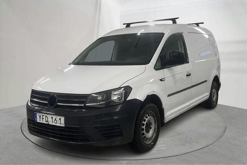 Vit Begagnad 2017 VW Caddy Maxi Minibuss | 65 000 kr (Bra pris) - Bild 1/4