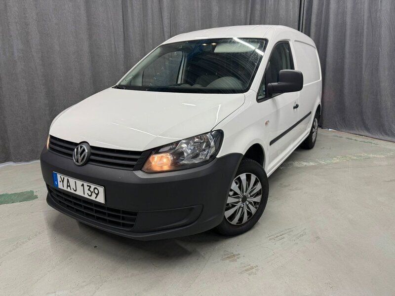 Vit Begagnad 2013 VW Caddy Maxi Minibuss | 69 900 kr (Bra pris) - Bild 1/4